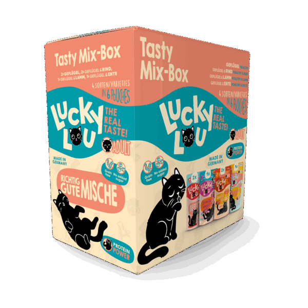 Lucky Lou® Lifestage Adult Tasty-Mix 6er-Pack / 6 x 125g