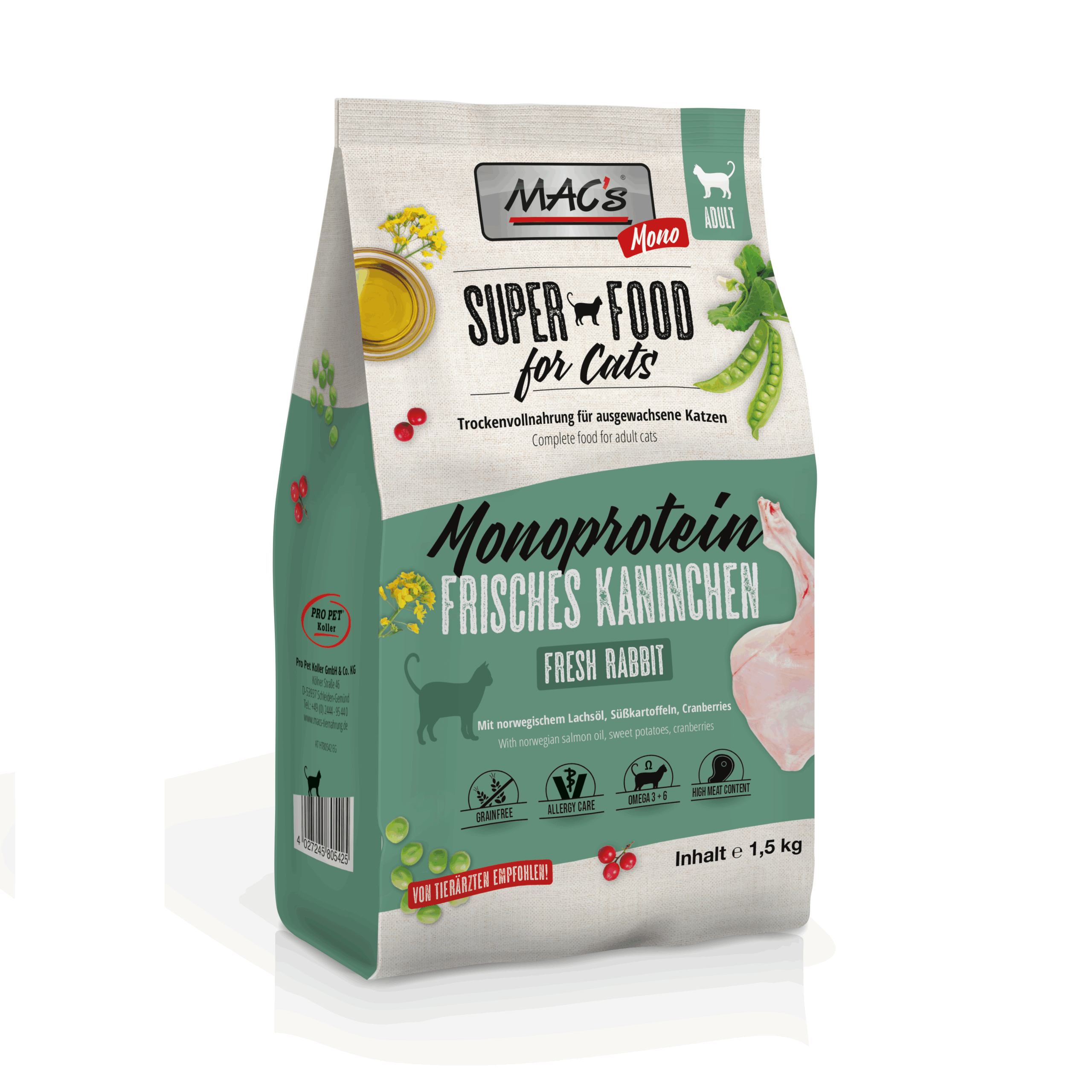 Mac´s Cat Mono - frisches Kaninchen