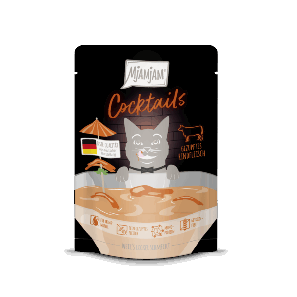 Mjamjam - Cocktail - gezupftes Rindfleisch 40g