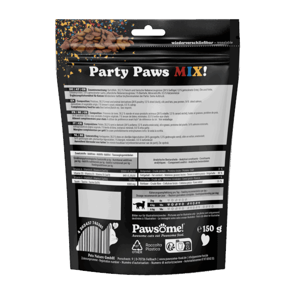 Pawsome!® Crunchy Party Paws Mix 150g – Bild 3