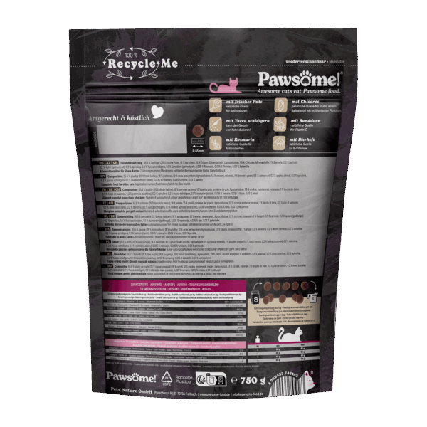 Pawsome!® Fresh & Dry Senior Pute 750g – Bild 3