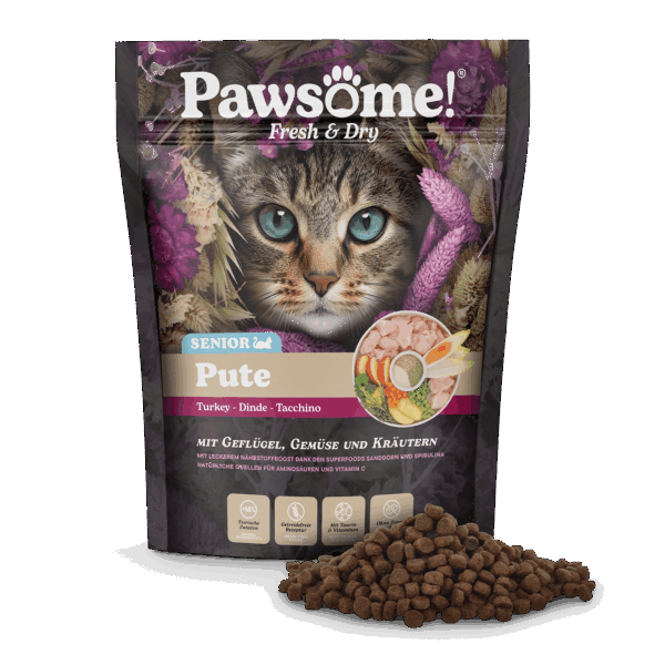 Pawsome!® Fresh & Dry Senior Pute 750g – Bild 2