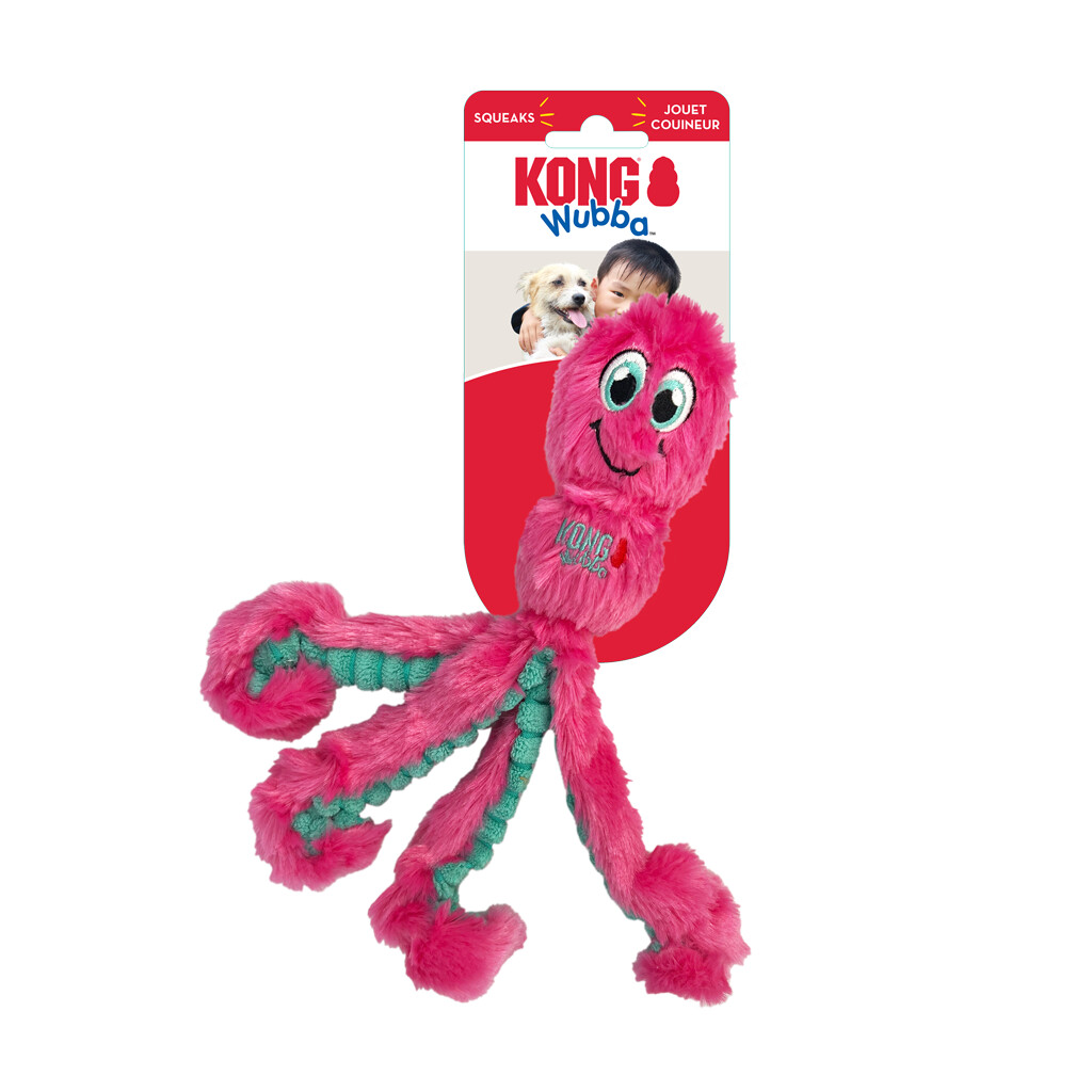 KONG - Wubba Octopus Assorti – Bild 4
