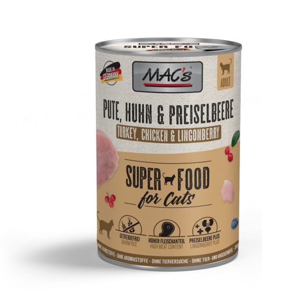 Mac's Cat Pute, Huhn & Preiselbeere