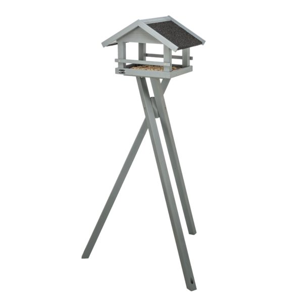 Trixie Futterhaus für freilebende Vögel / Farbe: grau