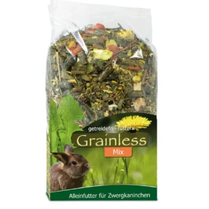 JR-Farm Grainless Mix Zwergkaninchen 650g