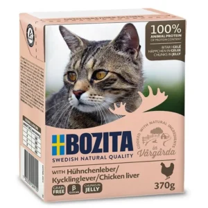 Bozita Häppchen in Gelee mit Hühnchenleber 370g