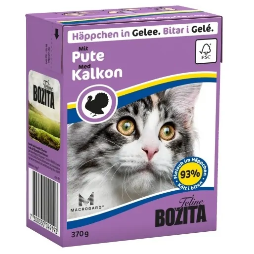 Bozita Häppchen in Gelee mit Pute 370g