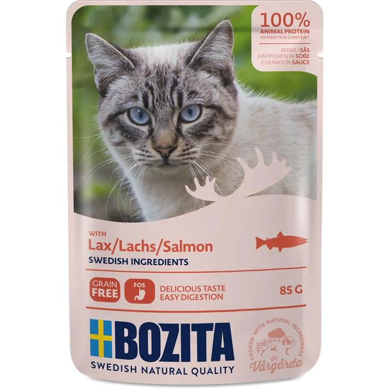 Bozita Fisch & Fleisch-Menü Häppchen in Soße 12x85g – Bild 4