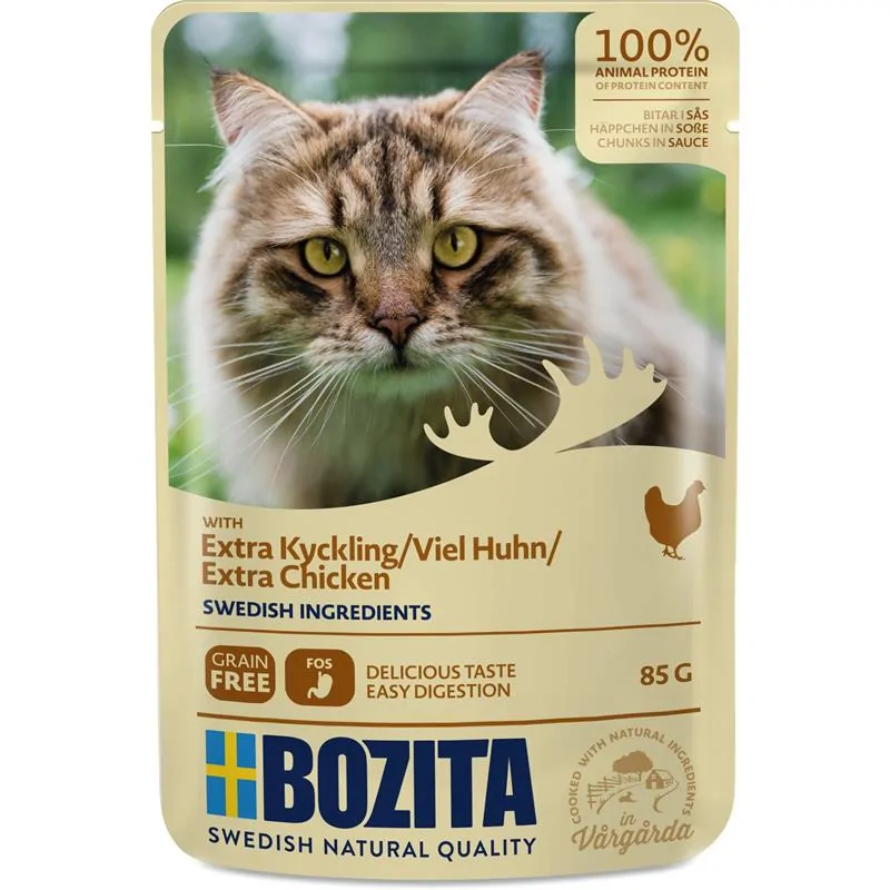 Bozita Fisch & Fleisch-Menü Häppchen in Soße 12x85g – Bild 2