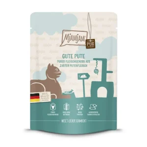 Mjamjam - Purer Fleischgenuss - Quetschie gute Pute pur - 300g