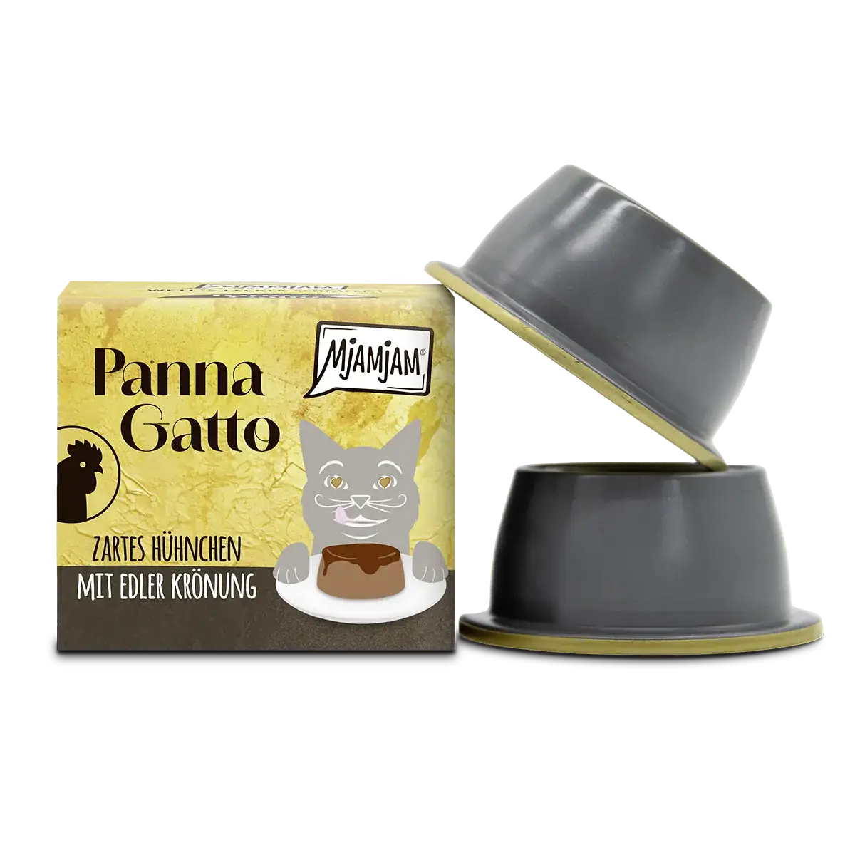 MjAMjAM - Panna Gatto - zartes Hühnchen mit edler Krönung 2 x 80g