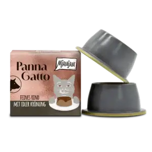 MjAMjAM - Panna Gatto - feines Rind mit edler Krönung 2 x 80g