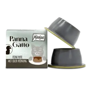 MjAMjAM - Panna Gatto - feine Pute mit edler Krönung 2 x 80g