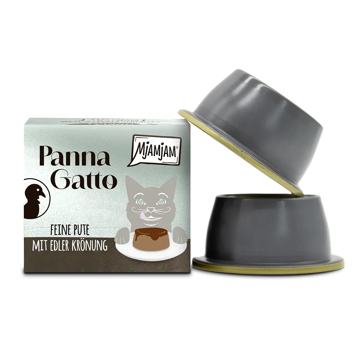 MjAMjAM - Panna Gatto - feine Pute mit edler Krönung 2 x 80g