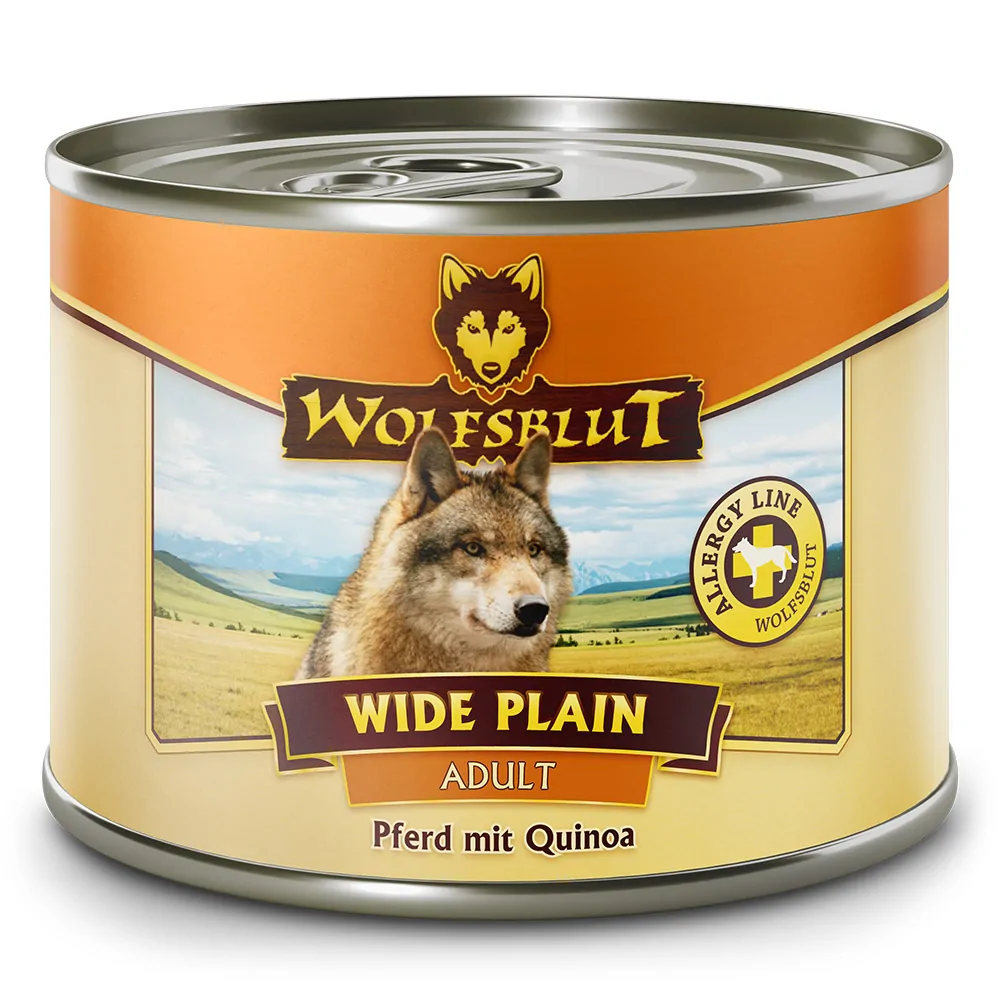 Wolfsblut Adult Wide Plain Quinoa - Pferd mit Quinoa Dose