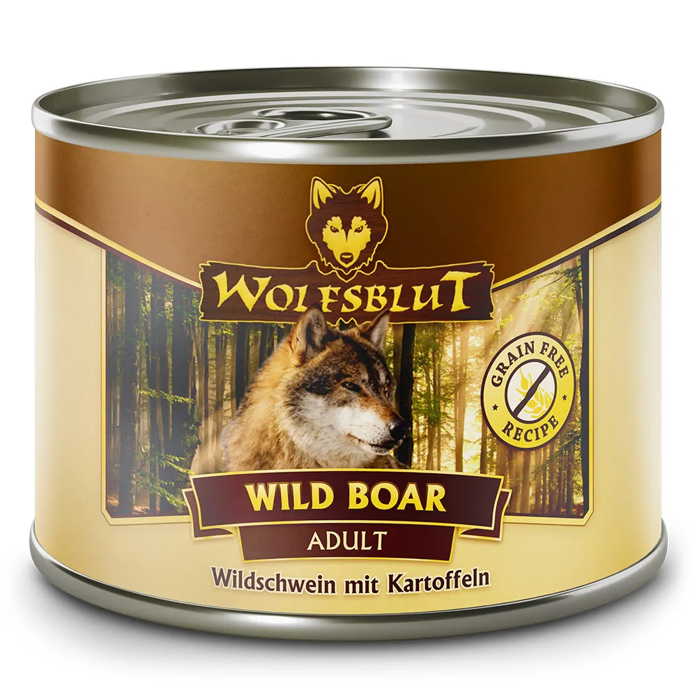 Wolfsblut Adult Wild Boar - Wildschwein mit Kartoffeln Dose