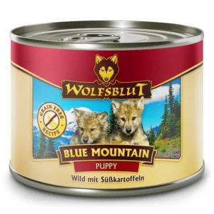 Wolfsblut Puppy Blue Mountain - Wild mit Süßkartoffeln Dose - 200g