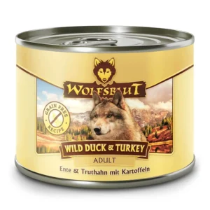 Wolfsblut Adult Wild Duck & Turkey - Ente &Truthahn mit Kartoffeln Dose - 200g