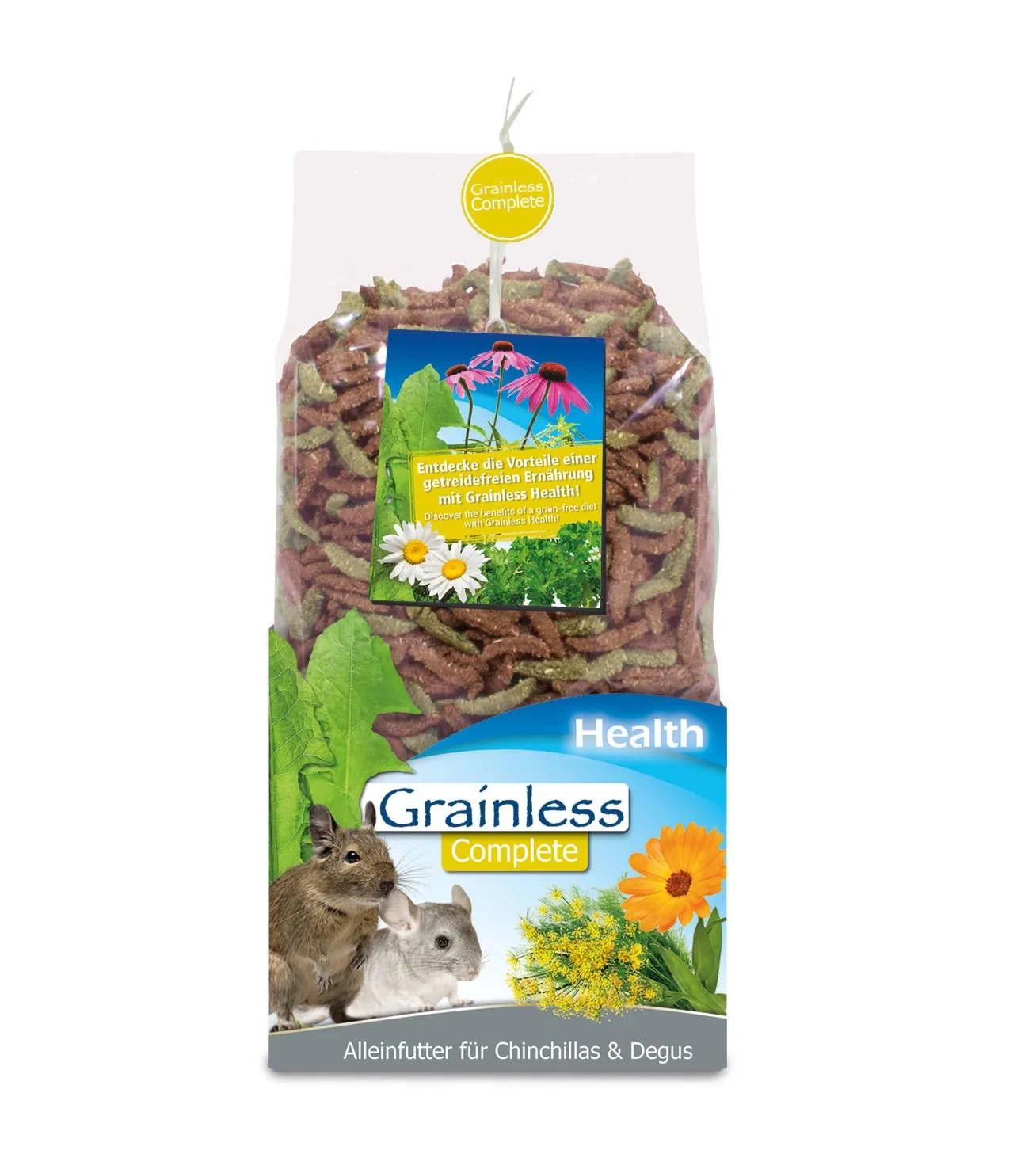 JR-Farm Grainless Health Complete für Chinchillas & Degus 600g
