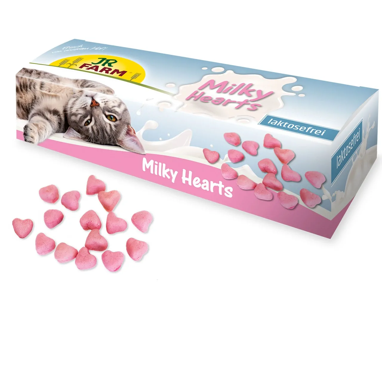 JR Farm Cat Milky Hearts 50g