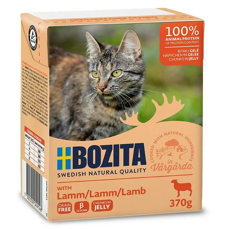 Bozita Häppchen in Gelee mit Lamm 370g