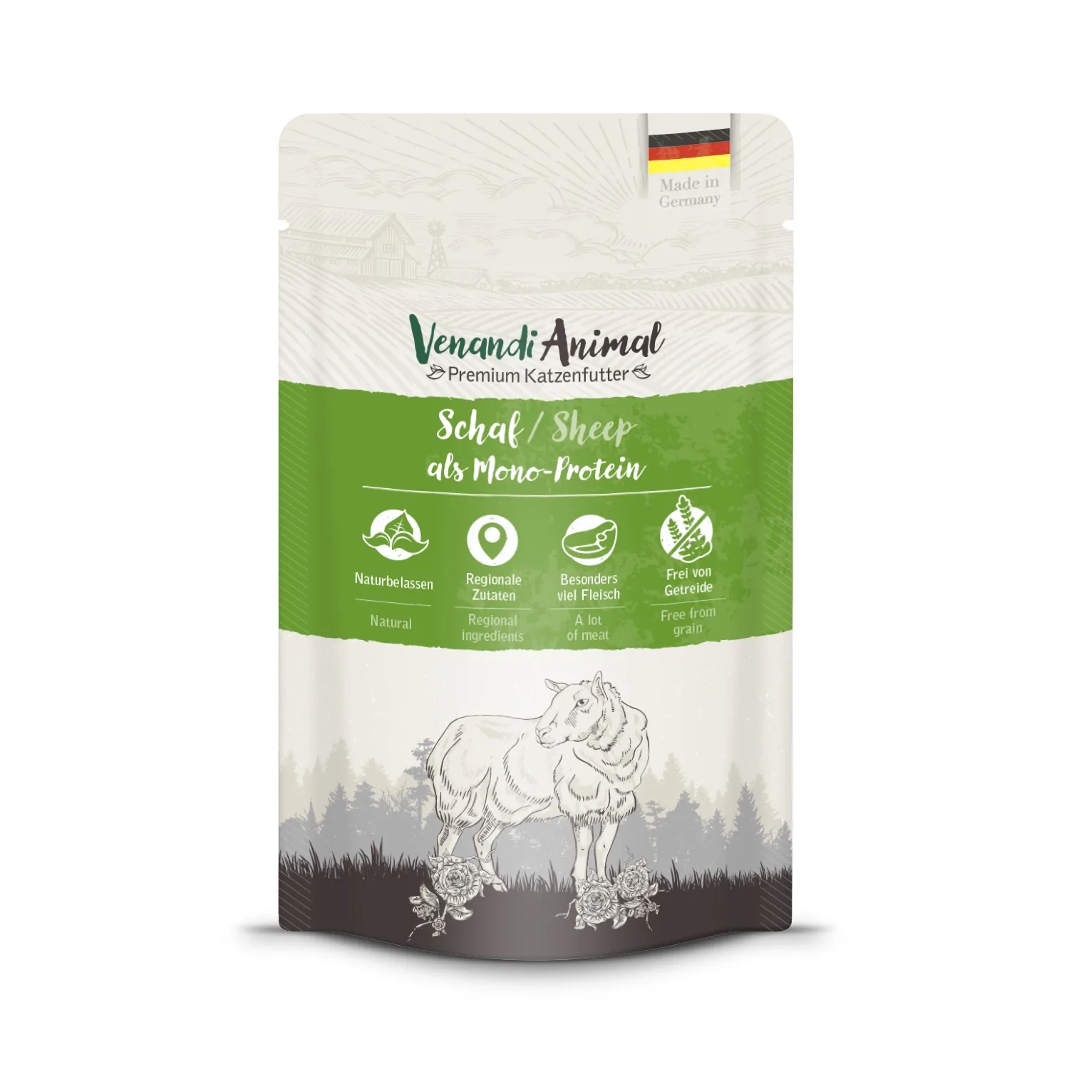 Venandi Animal - Schaf als Monoprotein 125g