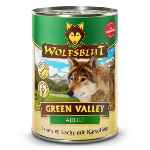 Wolfsblut Adult Green Valley - Lamm & Lachs mit Kartoffeln Dose - 395g