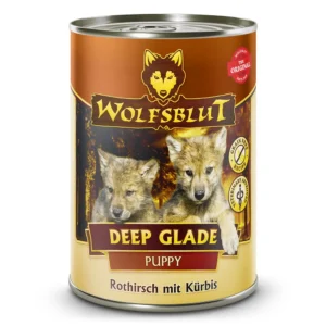 Wolfsblut Puppy Deep Glade - Rothirsch mit Kürbis Dose - 395g