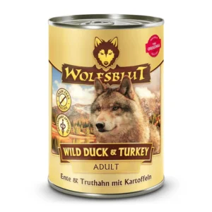 Wolfsblut Adult Wild Duck & Turkey - Ente &Truthahn mit Kartoffeln Dose - 395g