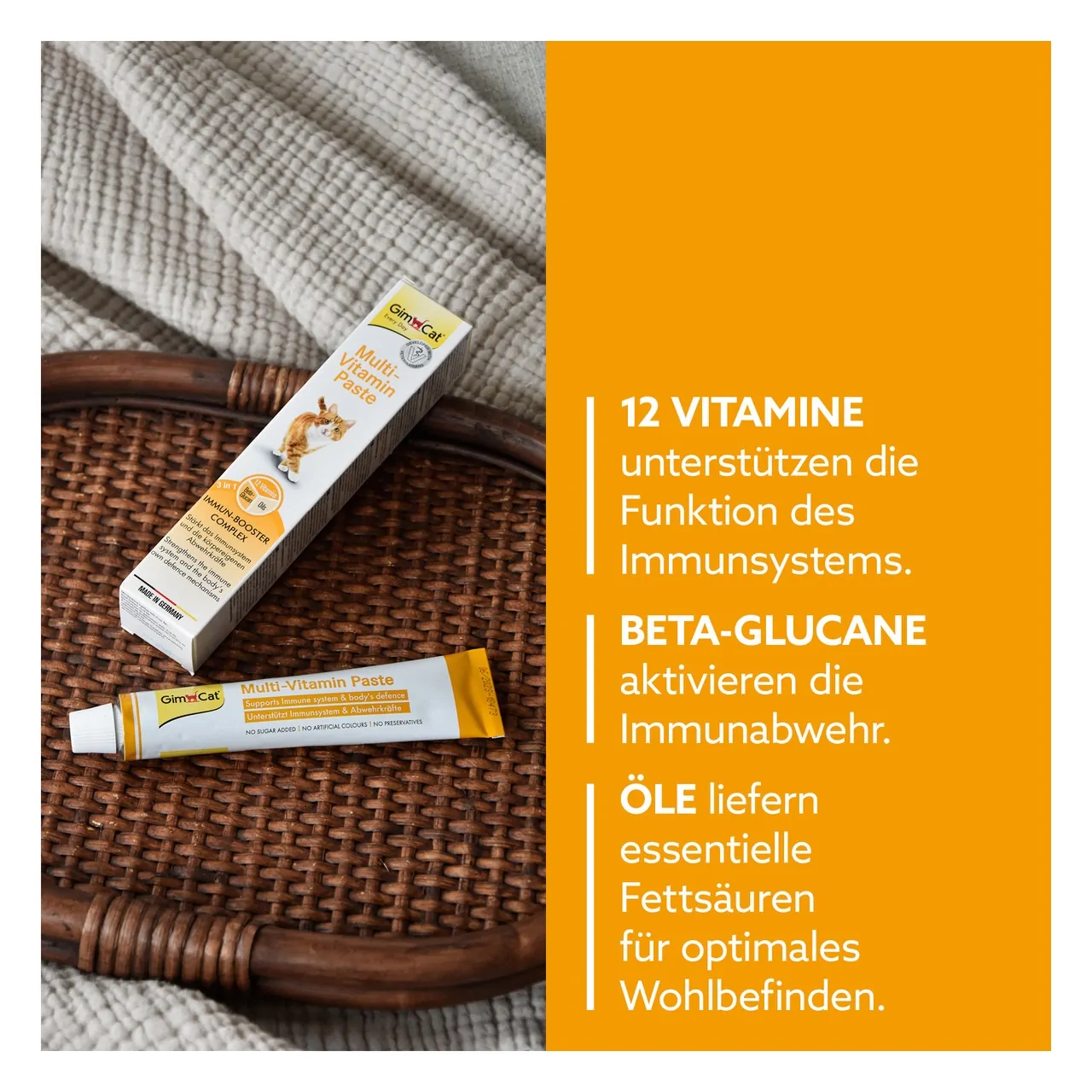 GimCat - Multi-Vitamin Paste 200 g – Bild 2