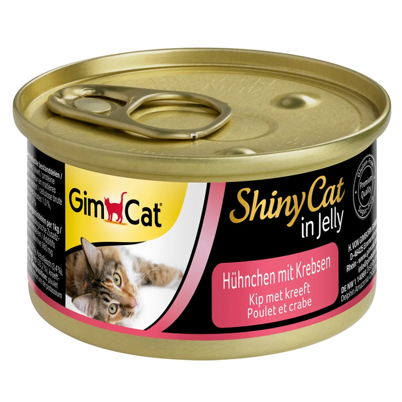 GimCat - ShinyCat in Jelly Hühnchen mit Krebsen 70 g