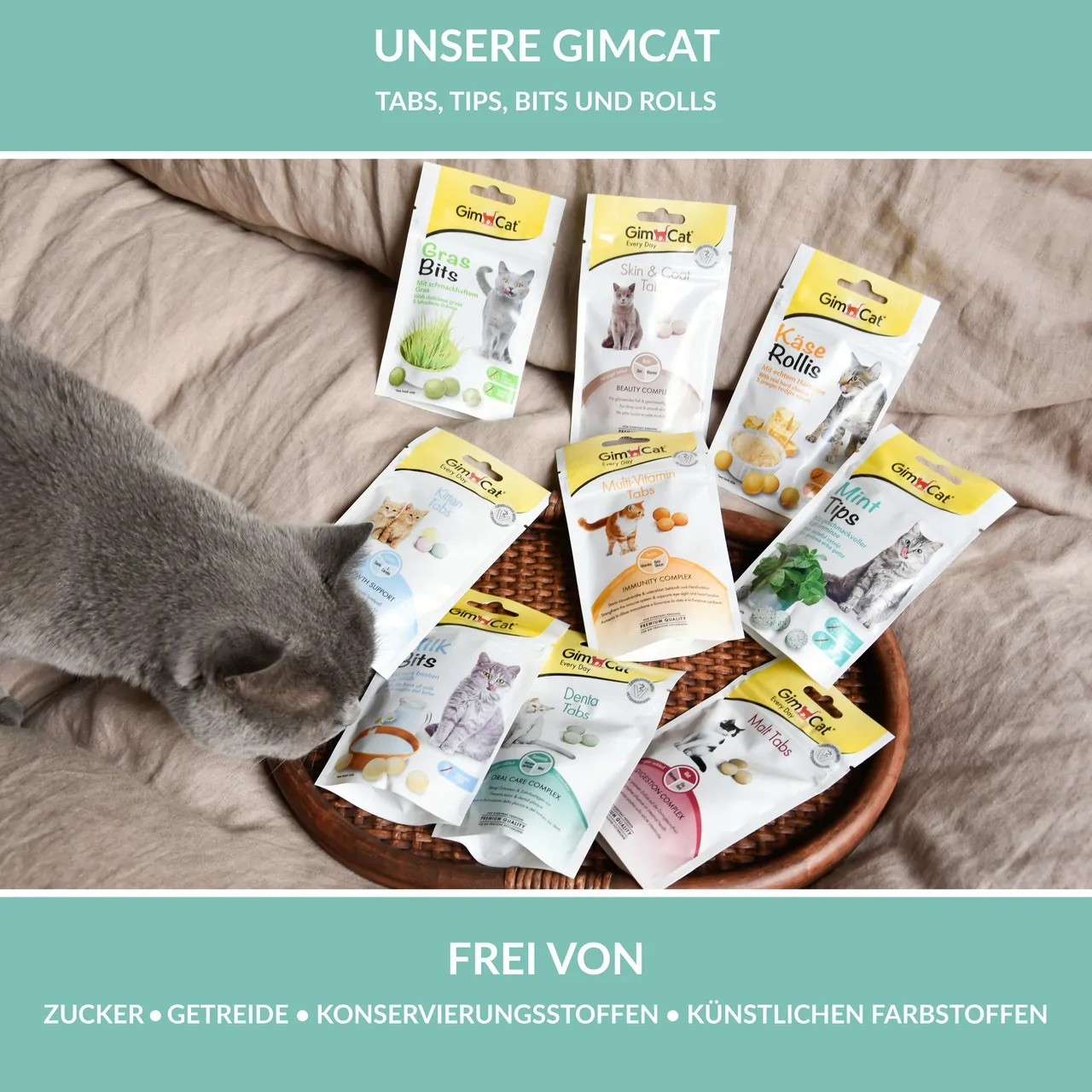 GimCat - Gras Bits 40 g – Bild 4