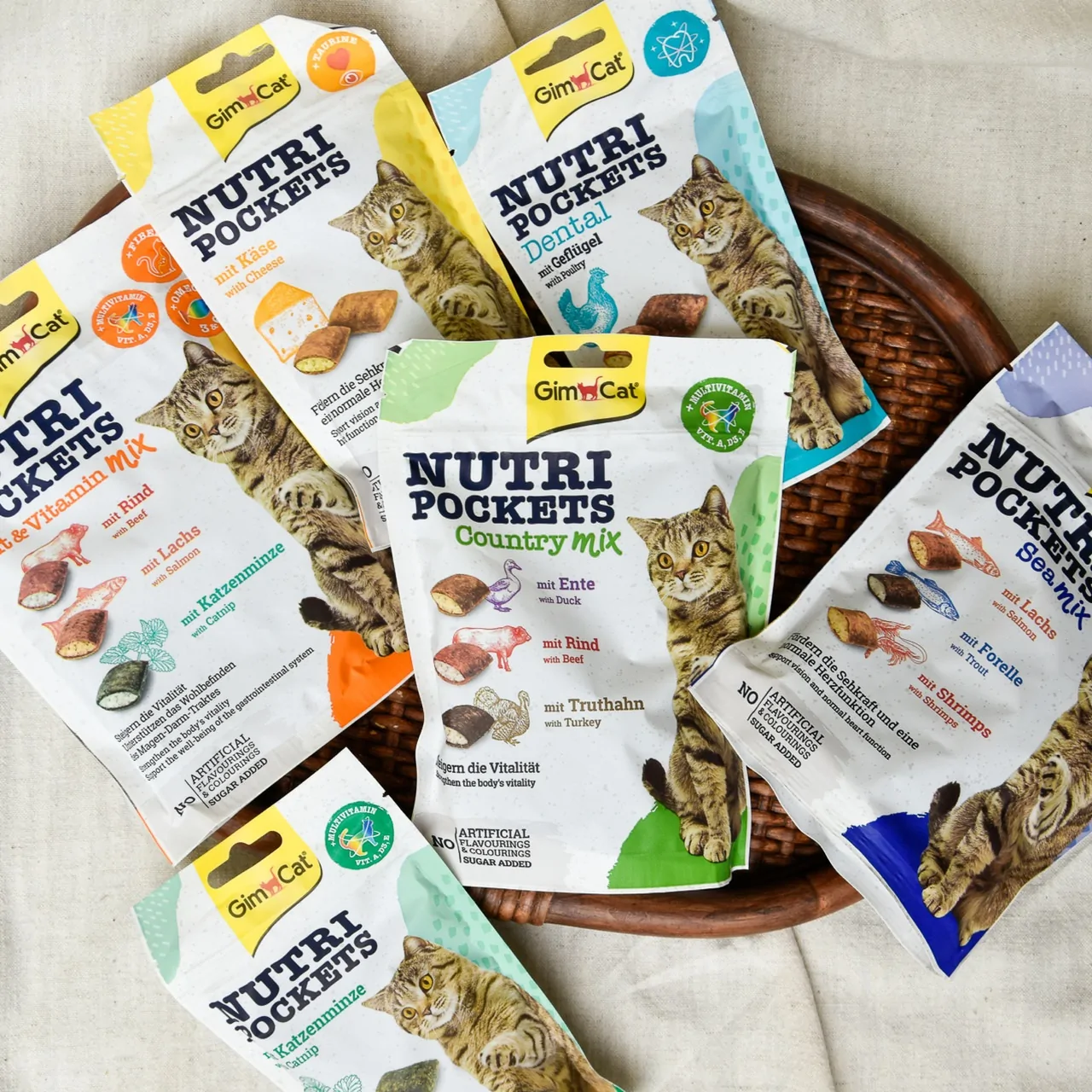 GimCat - Nutri Pockets Malt-Vitamin Mix 150 g – Bild 4