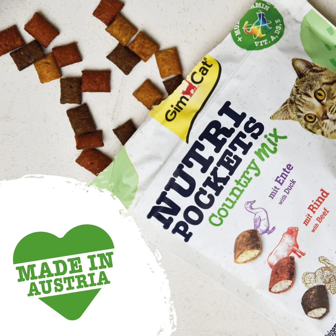 GimCat - Nutri Pockets Country Mix 150 g – Bild 2