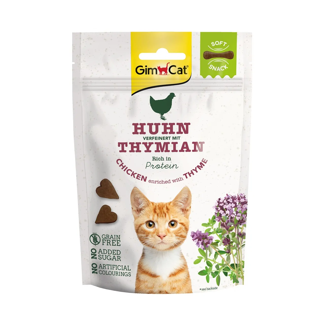 GimCat - Soft Snack Huhn mit Thymian 60g