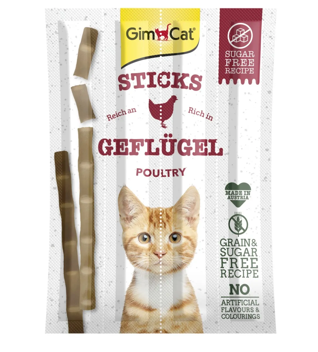 GimCat - Sticks Geflügel 4 Stück