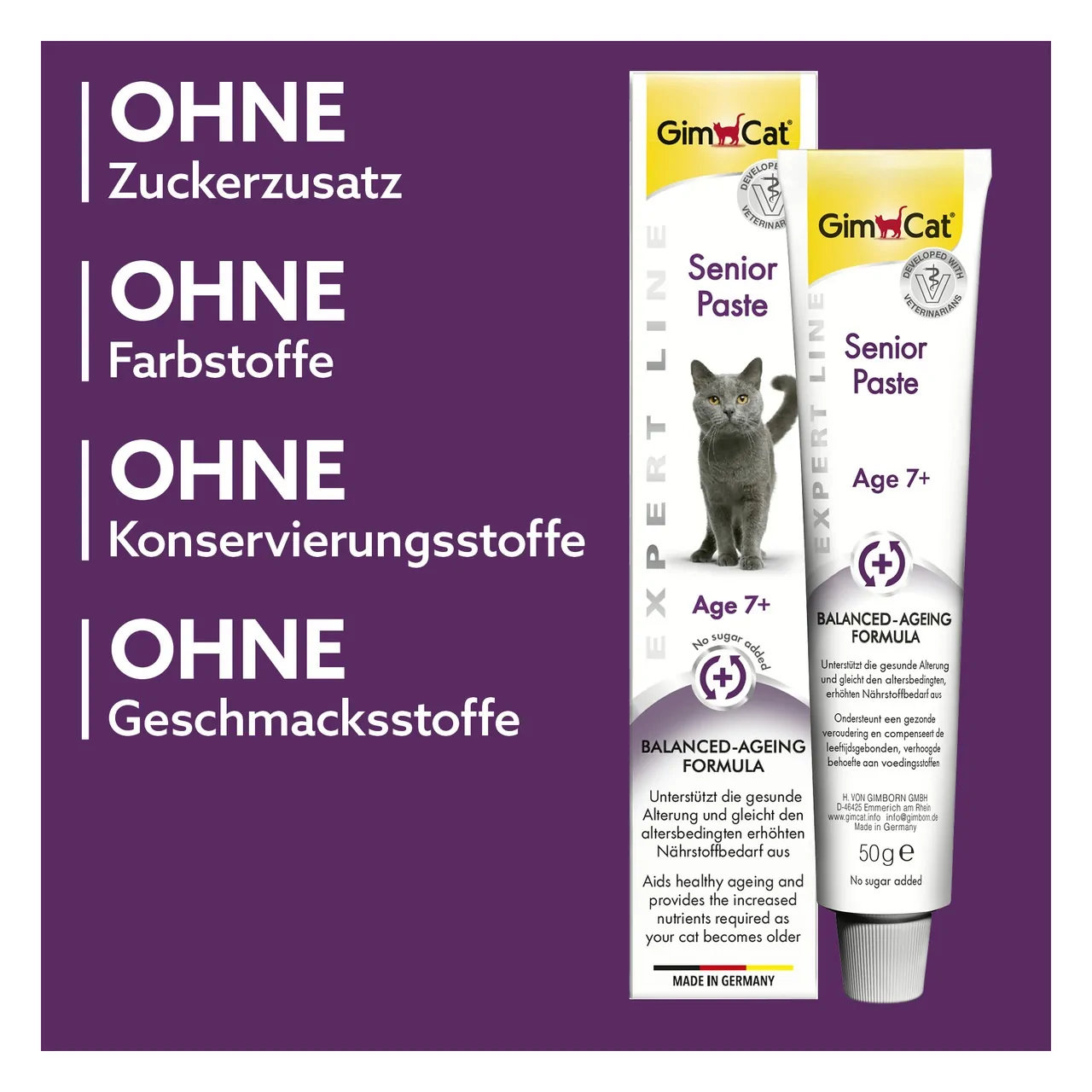 GimCat - Senior Paste 50 g – Bild 2