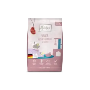 MjAMjAM - Knusprige Mahlzeiten - Senior - Frisches Lachsfilet & Geflügel - 1,5kg