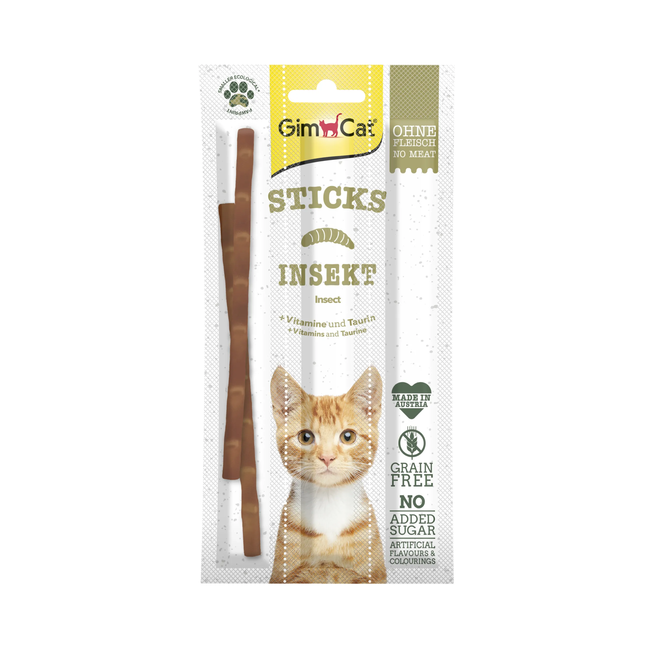 GimCat Sticks Insekt + Vitamin & Taurin 15g / 3 x 5g