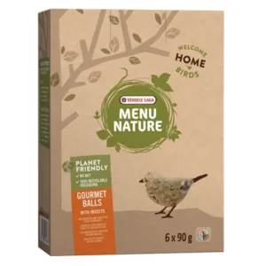 Versele-Laga Menu Nature Gourmet Balls Insects / Meisenknödel mit Insekten ohne Netz 6 x 90g