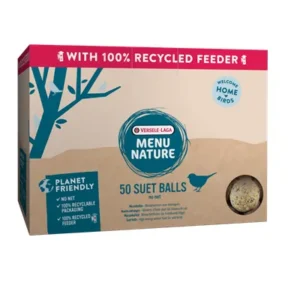 Versele-Laga Menu Nature - Suet Balls / Meisenknödel ohne Netz im Karton - 50 Stück ohne Netz