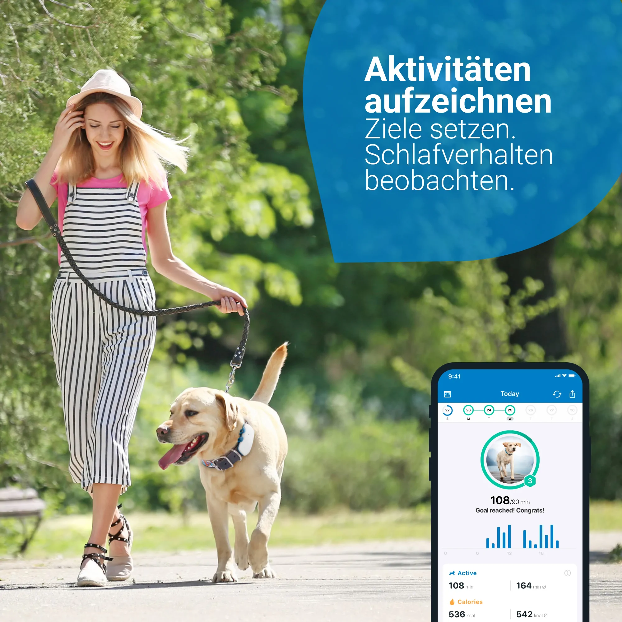 Tractive GPS Tracker 4 LTE Hund kaffee – Bild 5