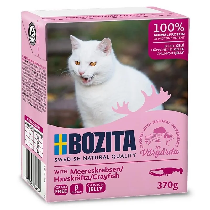 Bozita Häppchen in Gelee mit Meereskrebsen 370g