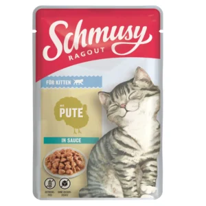 SCHMUSY Ragout - Kitten - mit Pute in Sauce 100g