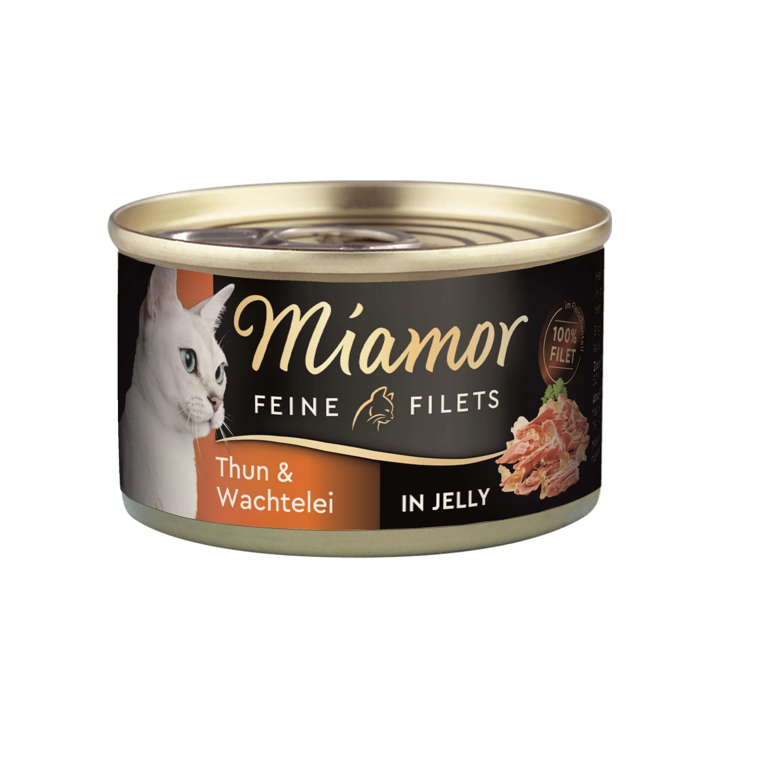 Miamor Feine Filets in Jelly - Thun & Wachtelei 100g