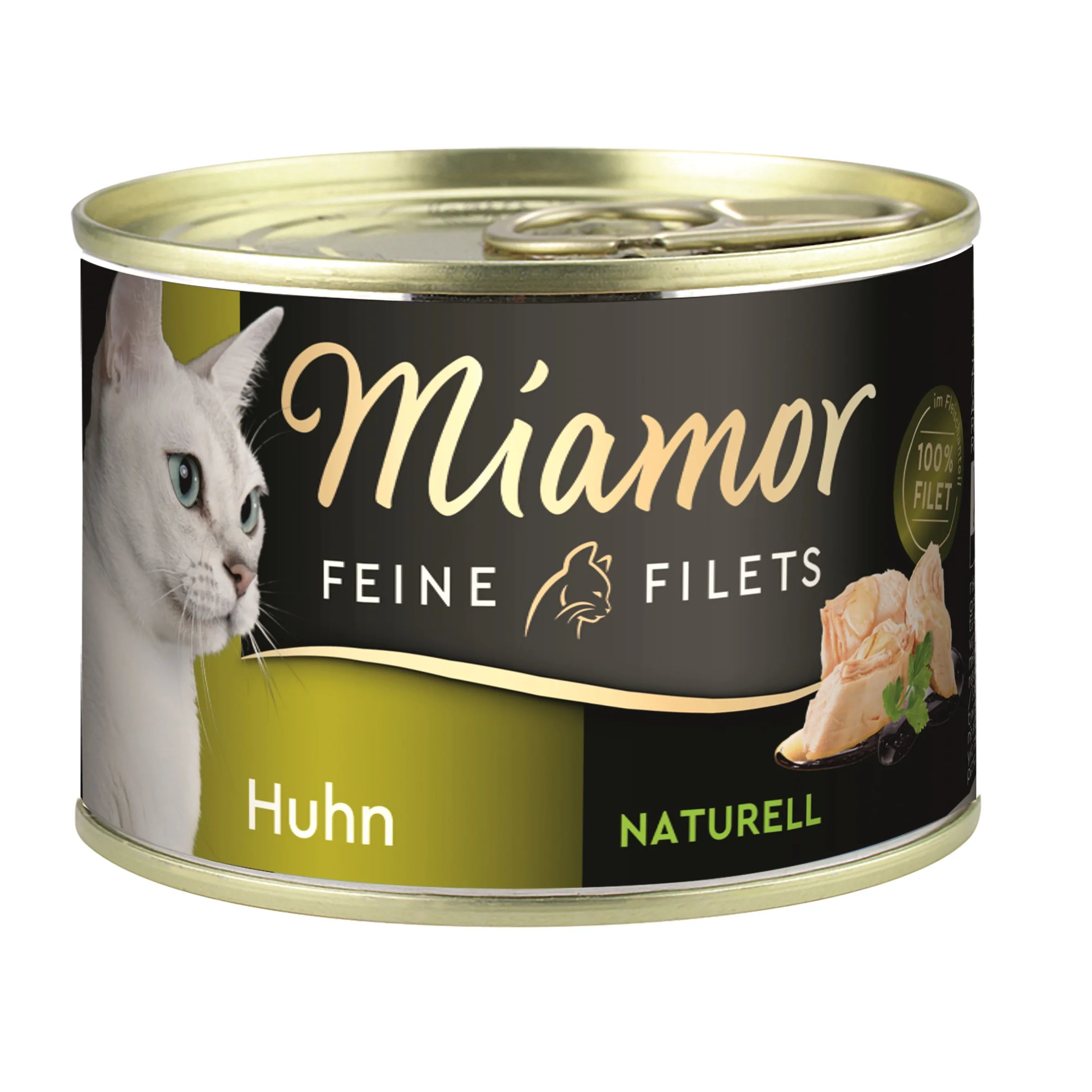 Miamor Feine Filets Naturell Huhn & Schinken 156g – Bild 3