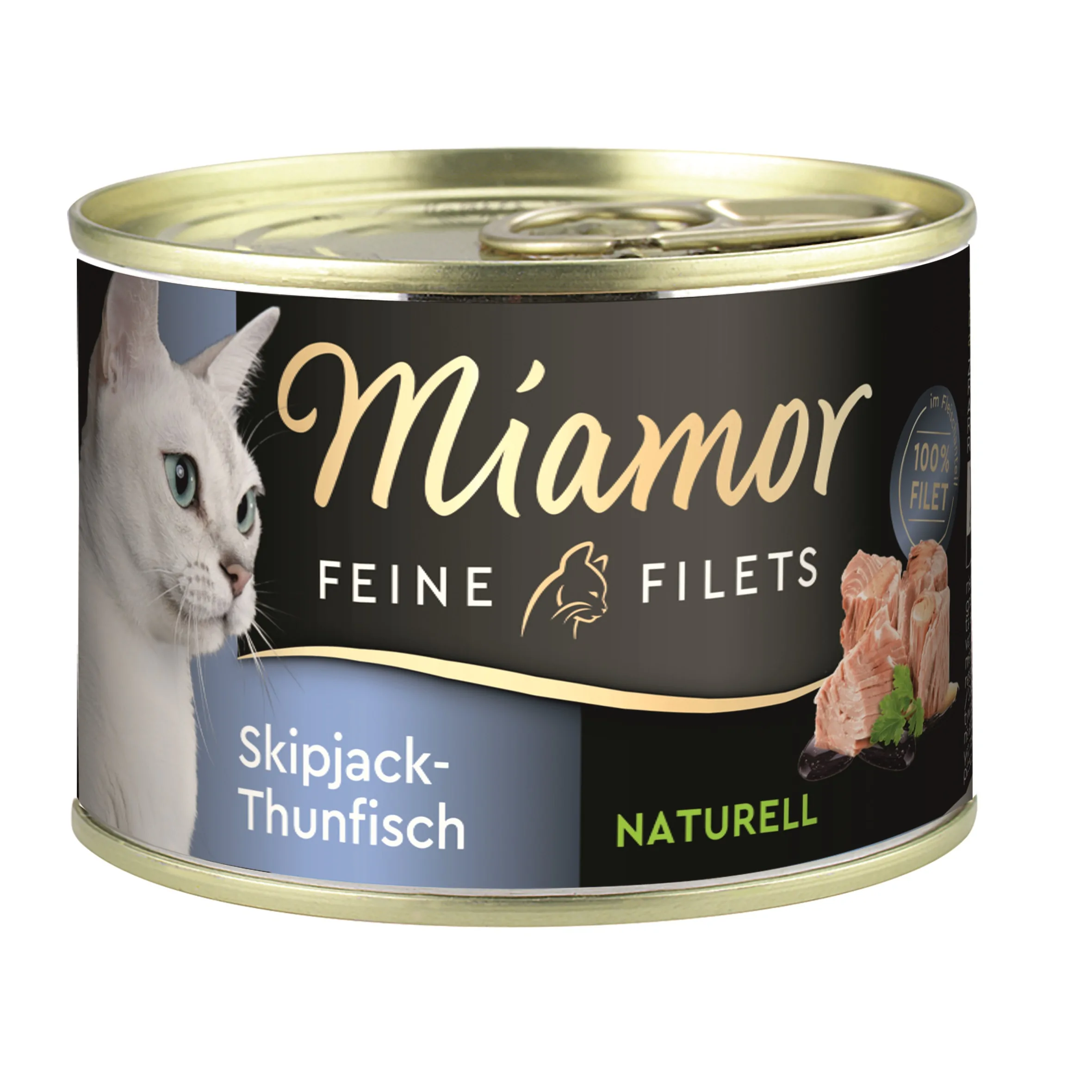 Miamor Feine Filets Naturell Skipjack-Thunfisch 156g