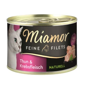 Miamor Feine Filets Naturell Thun & Krebsfleisch 156g
