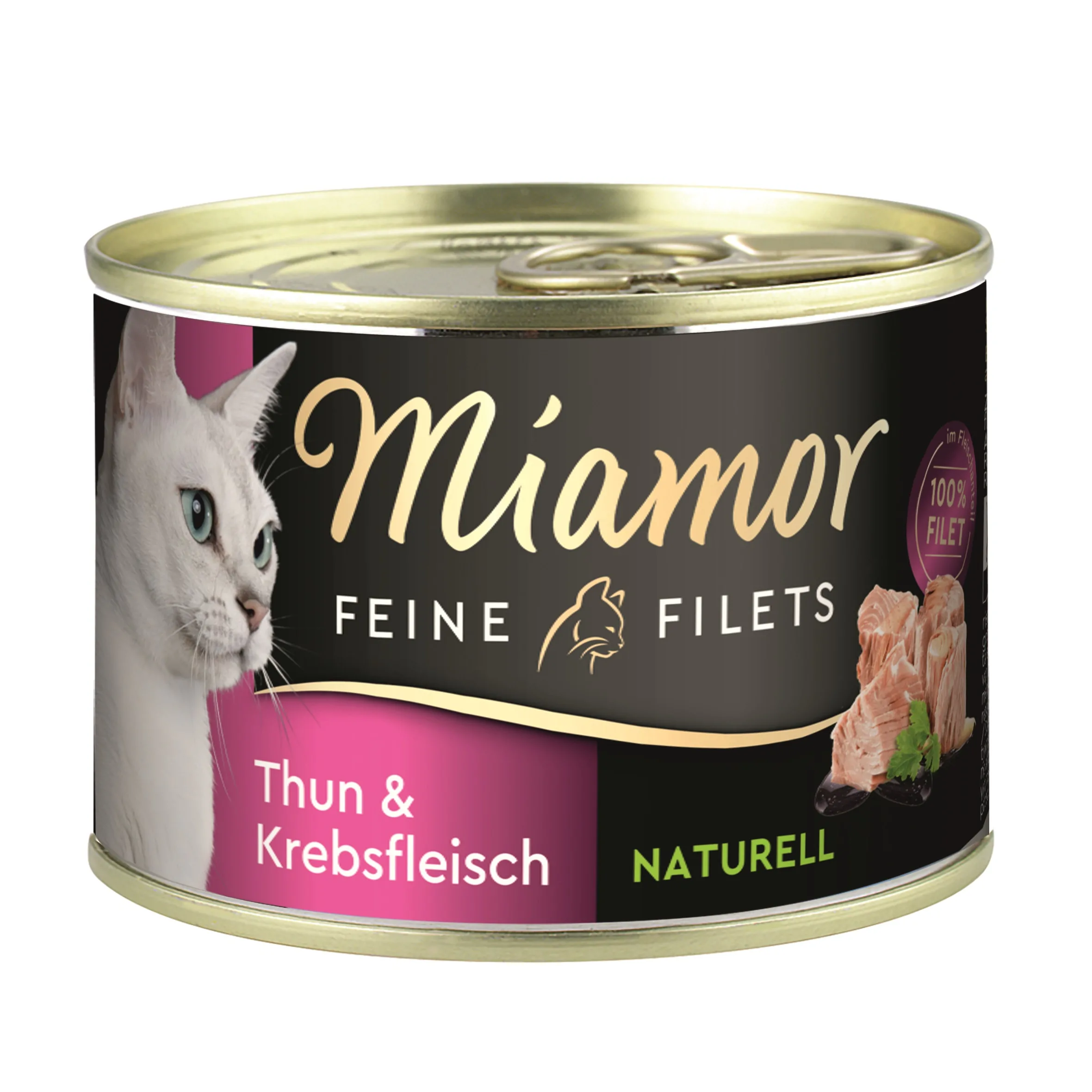 Miamor Feine Filets Naturell Huhn & Schinken 156g – Bild 2